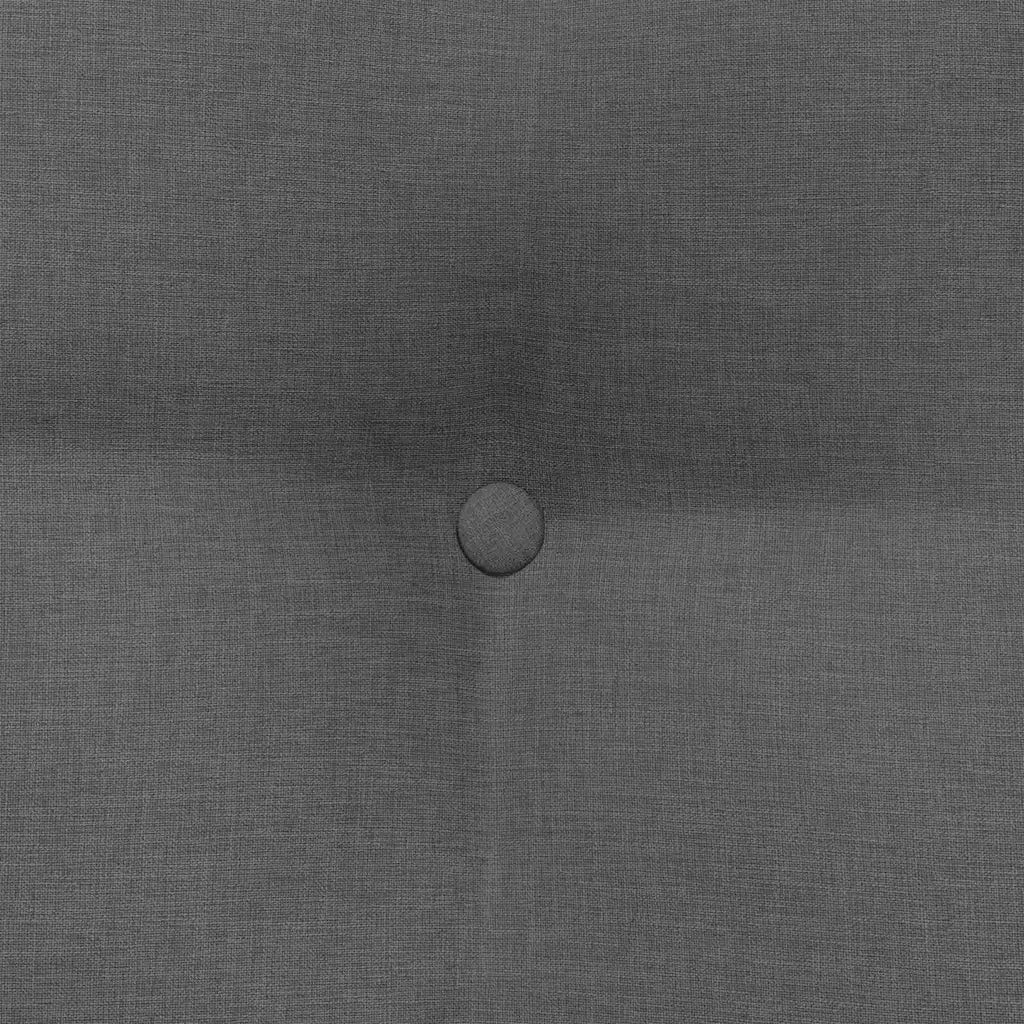 Cuscino per Schiena Grigio scuro 60 x 24 x 50 cm Tessuto 42014384