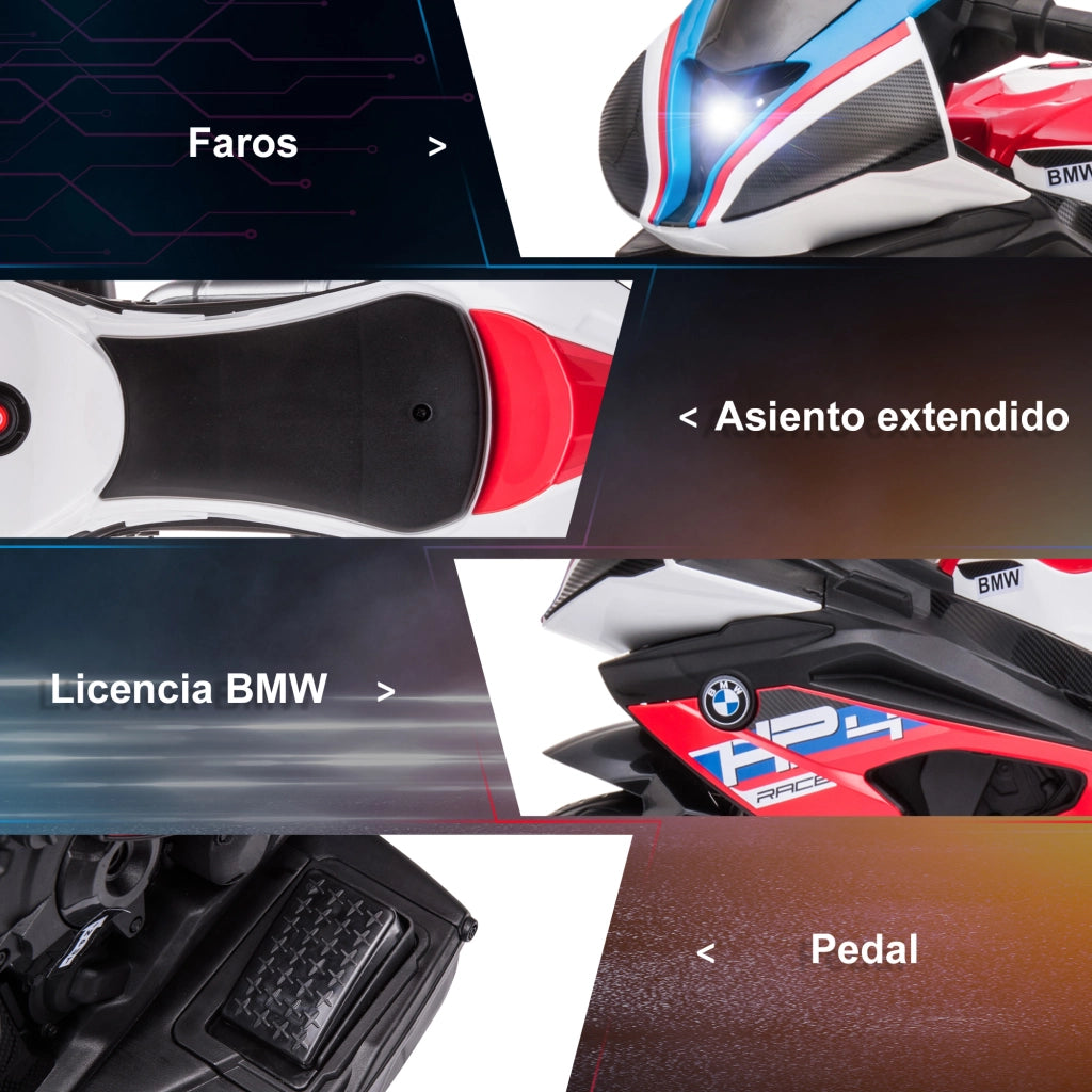 Moto Elettrica per Bambini ¨C Minimal ¨C 82.5x42x54 cm Rosso