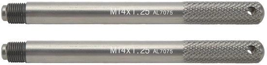 Strumenti di allineamento delle ruote per la riparazione e l'installazione di pneumatici, guida del bullone del tamburo, pennello di allineamento delle ruote (M14*1,25)