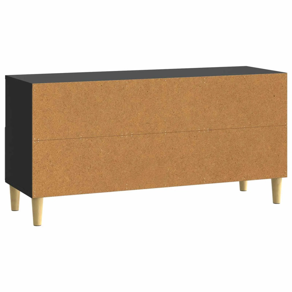 Mobile TV | Armadietto TV | Mobile Porta TV 102 x 34,5 x 50 cm Nero Legno ingegnerizzato