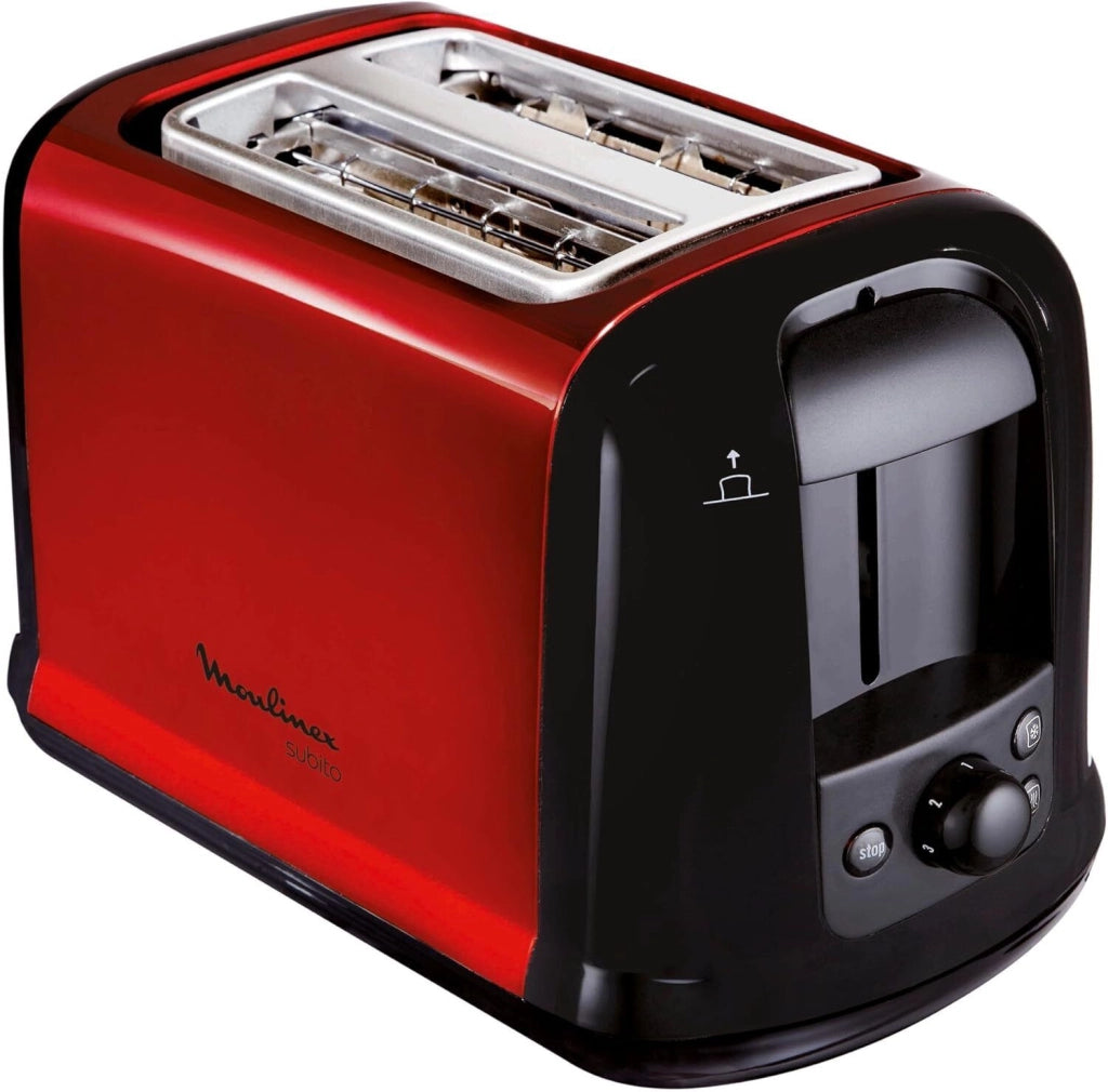 Moulinex LT261D 2 fetta/e 850 W Nero, Rosso