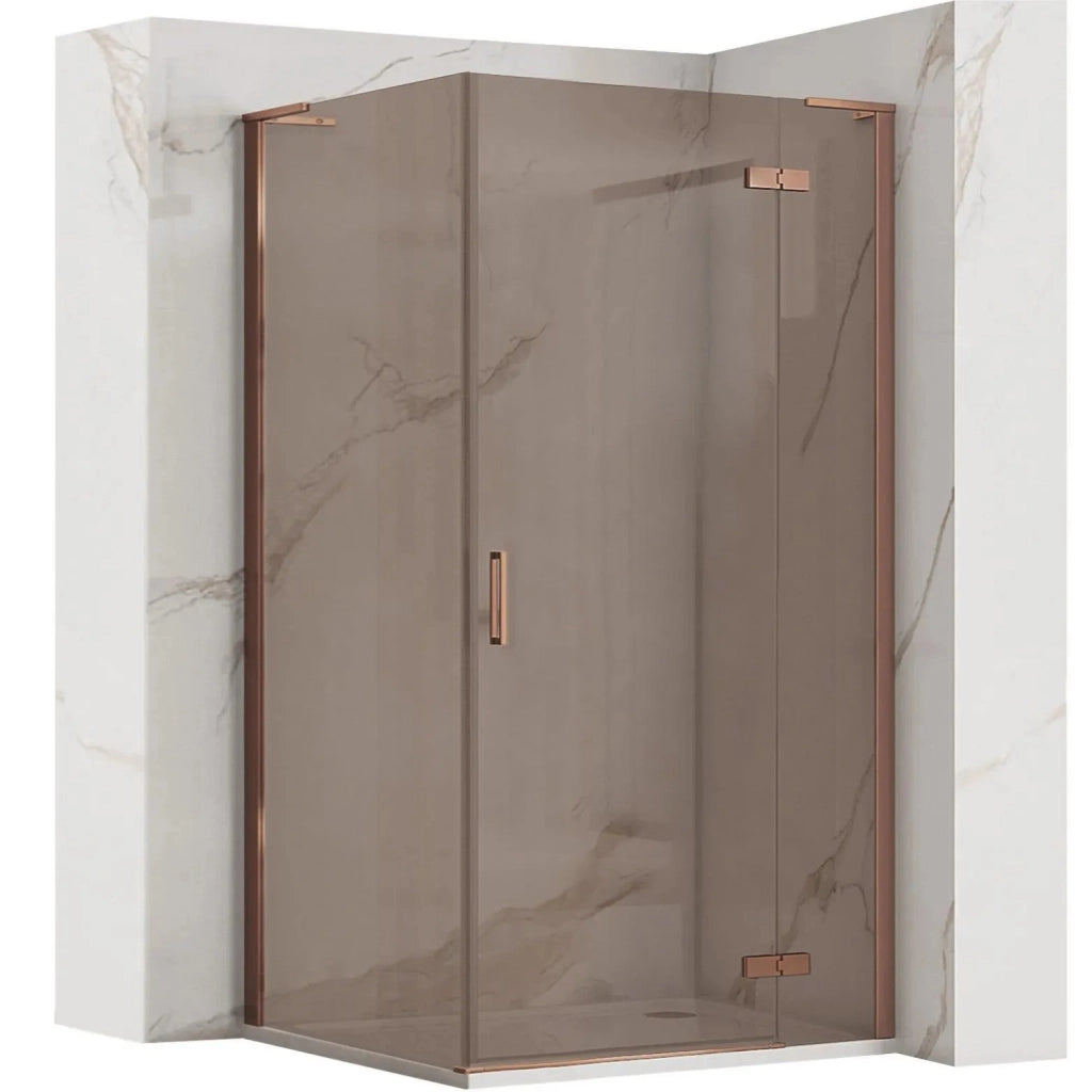 Cabina Doccia Rea Hugo Copper Brush 80x80