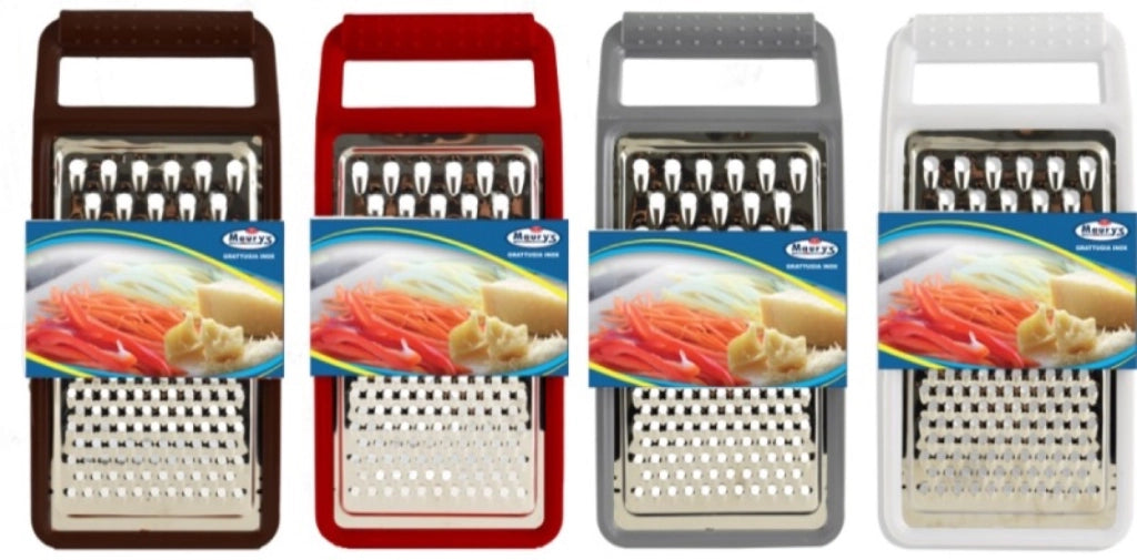 MAURY'S GRATTA FORMAGGIO GRATTUGIA INOX CON MANICO 27CM