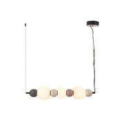Lampada a sospensione Modern vetro rigato LED 28W Maxlight