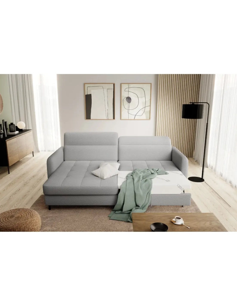Divano ad angolo collezione GOUMSI colore Grigio chiaro