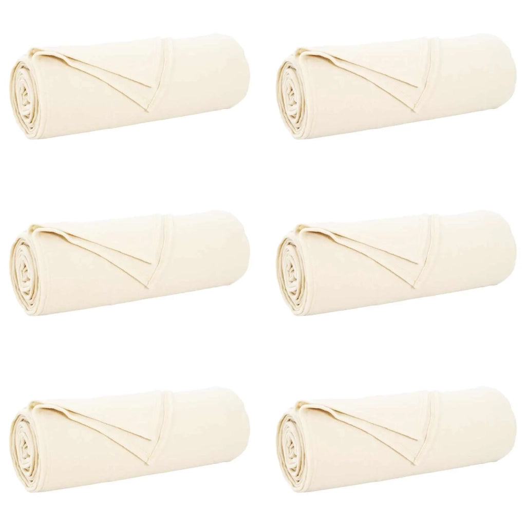Coperte da Pile 6 pcs Crema 350 x 270 cm Panno