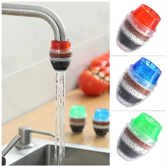 Filtro di Montaggio per Rubinetto 5 Strati con Carbone Attivo - Filtro dell'Acqua