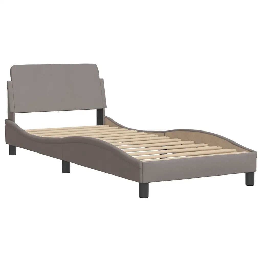 Giroletto senza Materasso Hvar Tortora 90x190 cm Tessuto