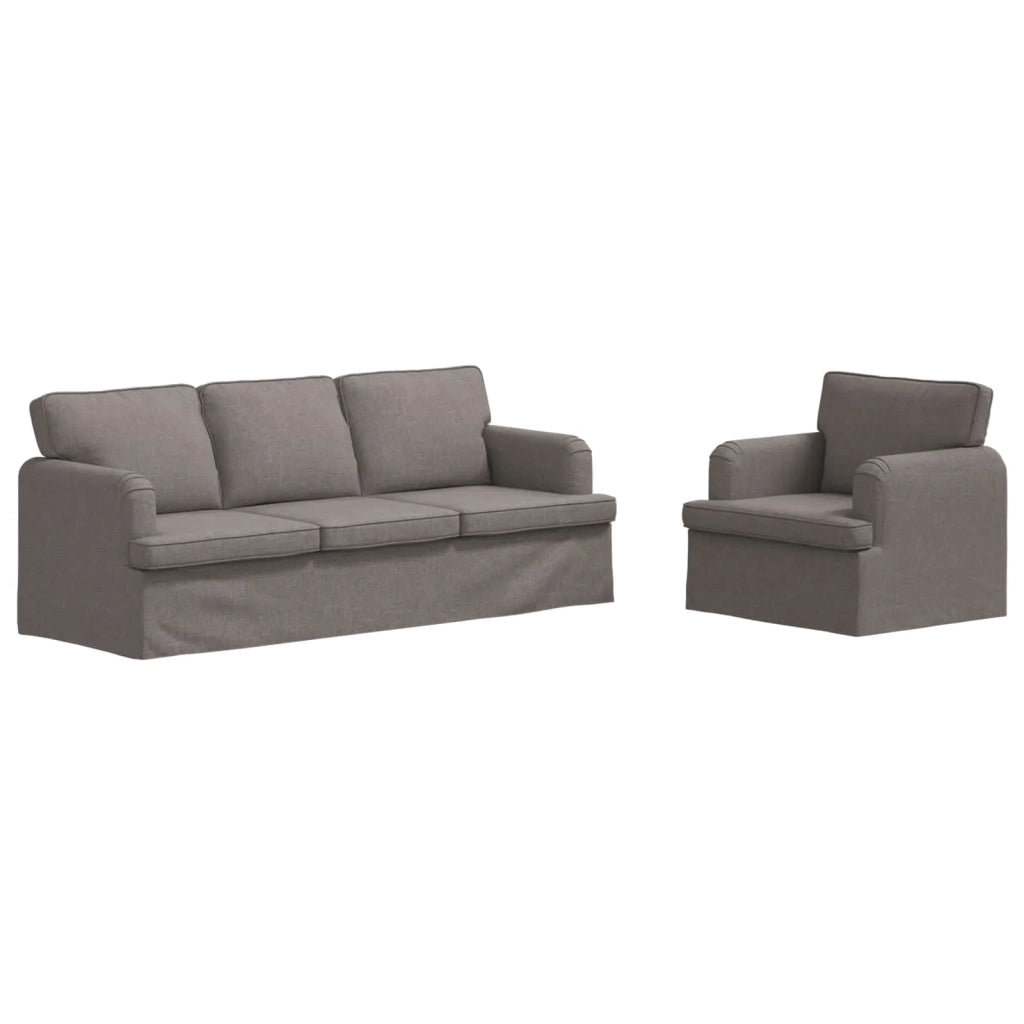 Set di divani 2 pcs Talpa 201 x 80 x 85 cm Tessuto 3407608