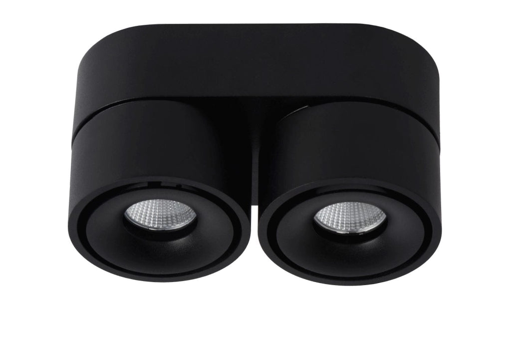 Faretto soffitto Lucide Yumiko nero LED 8W 2700K 1268lm
