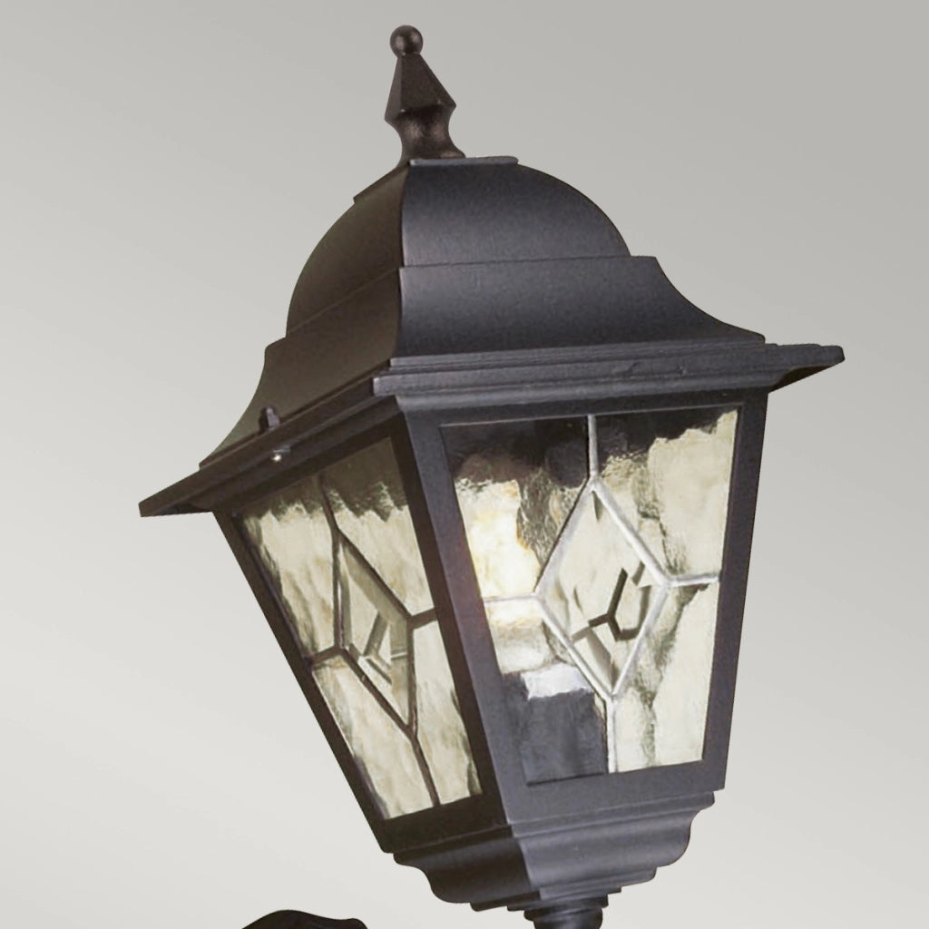 Applique esterna Norfolk PIR 1xE27 IP44 nera Elstead