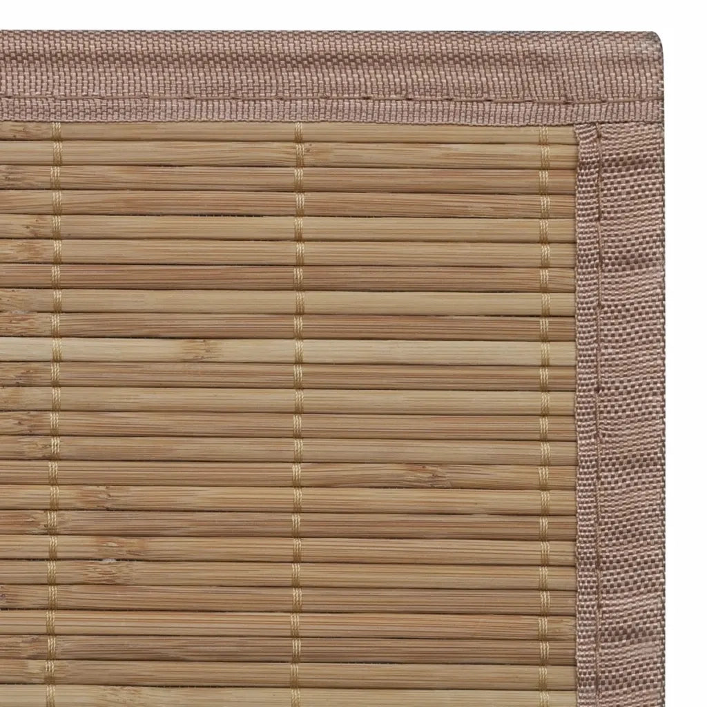 Tappeto in BambÃ¹ Marrone Rettangolare 150 x 200 cm cod mxl 73207
