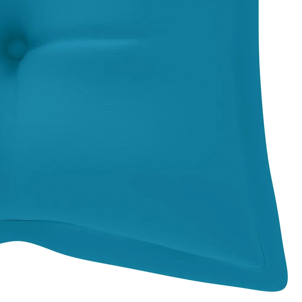 Panchina da Giardino con Cuscino 120 cm in Bambù 3063895