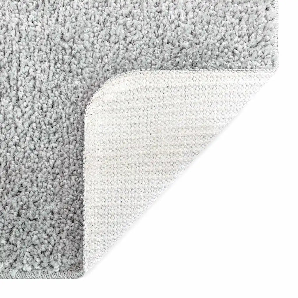 Set di tappetini antiscivolo per il bagno 2 pcs Grigio PP 4019855