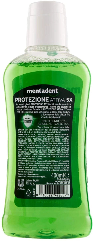 MENTADENT COLLUTTORIO ADVANCE CON CLORURO CETIL PIRIDINIO DA  400 ML