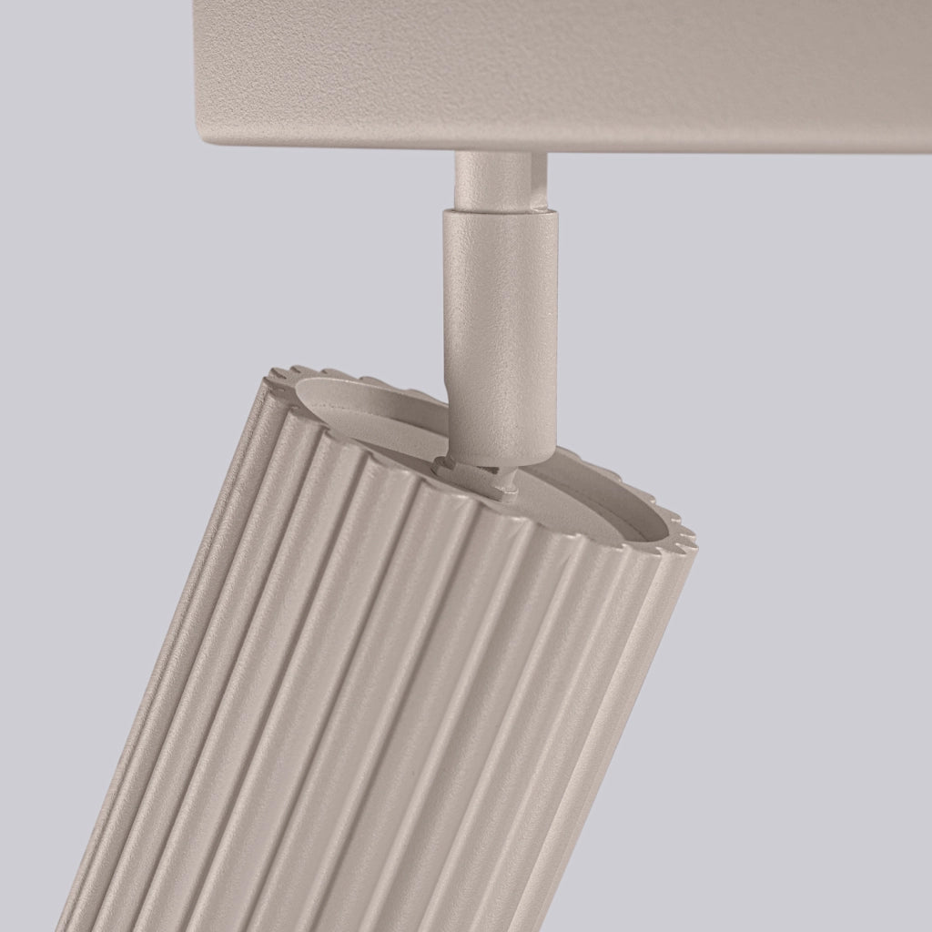 Lampada da soffitto KARBON 4L taupe