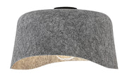 Plafoniera Rabalux Farelia feltro grigio Ø40 E27 10W