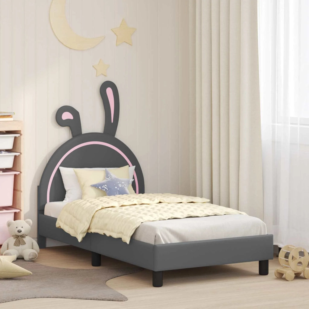 Struttura letto bambini con testata Grigio chiaro 80 x 160 cm 42011193