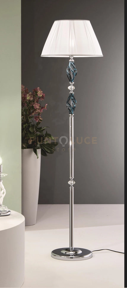 PIANTANA 1306 1 LUCE OTTANIO E CROMO ATTACCO E27 H.151+26CM
