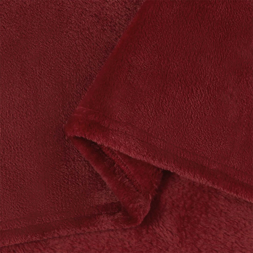 Coperta Rosso Bordeaux 130 x 150 cm Panno