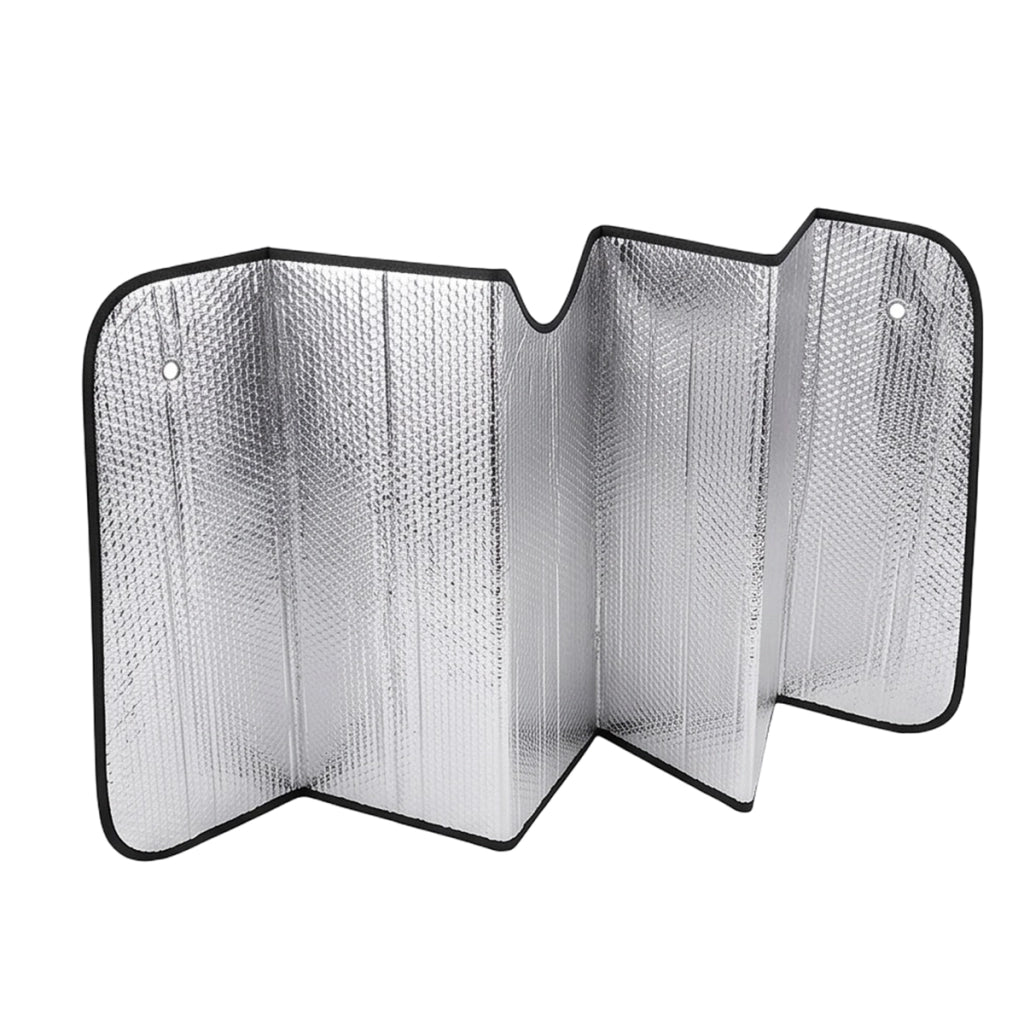 Parasole a Bolle Isolanti per Parabrezza 140x70cm Argento Avizar