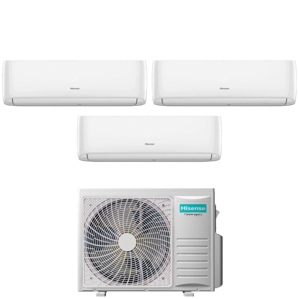 Condizionatore Trial Split Hisense Hi-Comfort 9+9+9 con 3AMW72U4RJC R-32 Wi-Fi Integrato