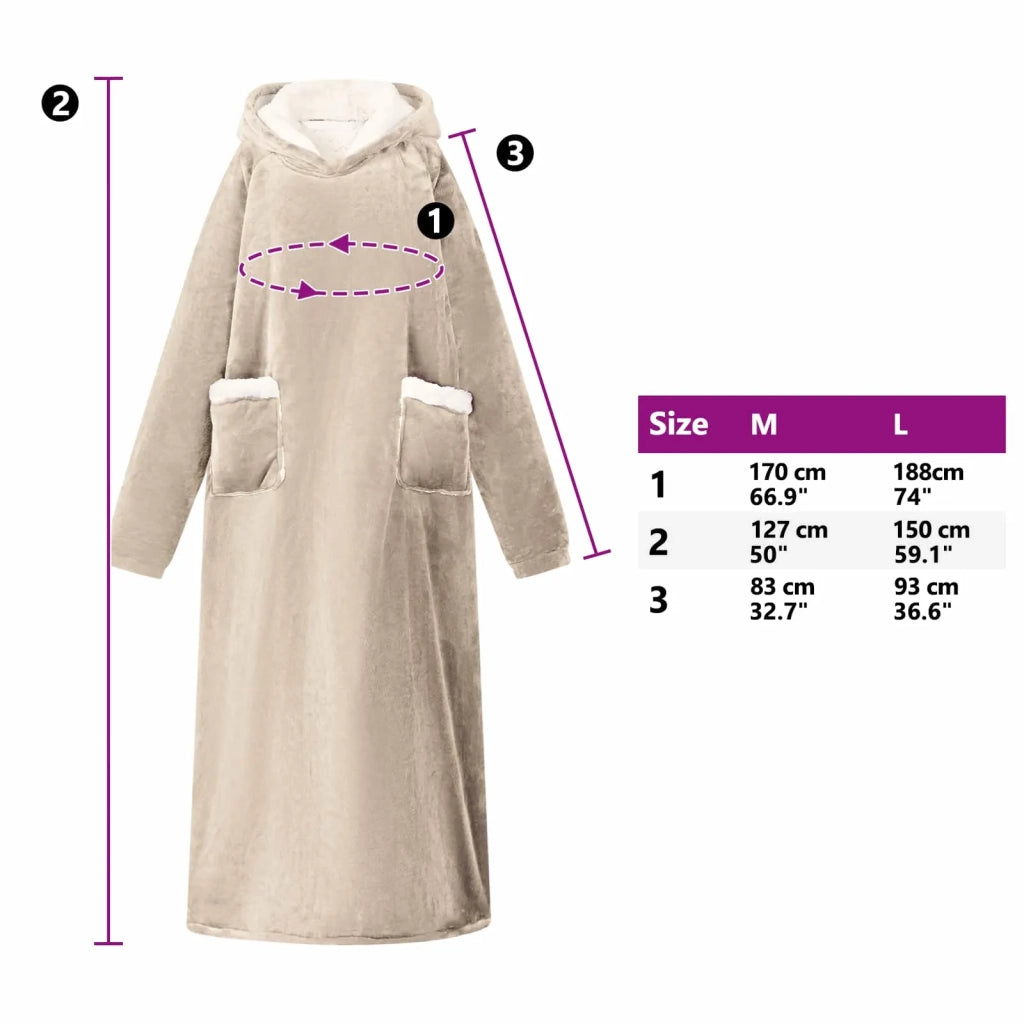 Felpa coperta Beige L Pile e Flanella 42017184
