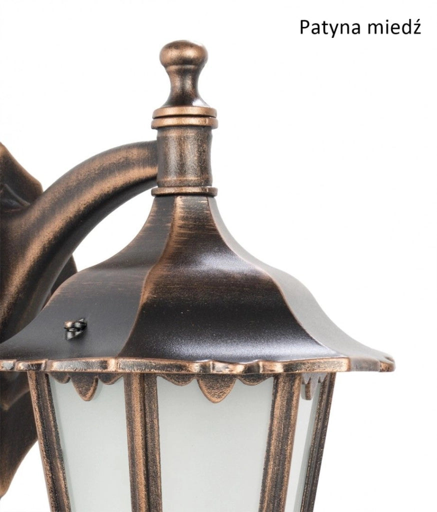 Applique esterno Retro nero 1 luce E27 IP43 SU-MA K3012