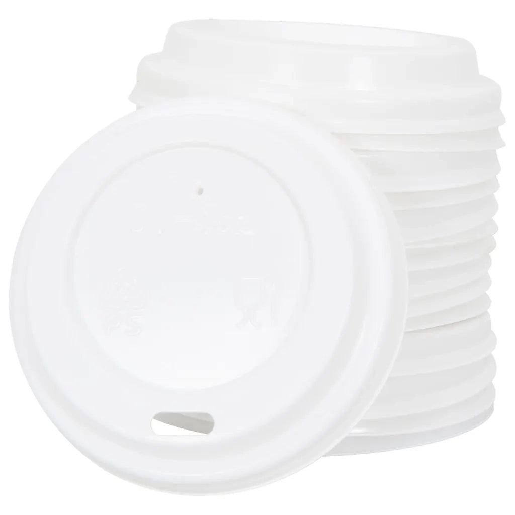Coperchi Tazze da CaffÃ¨ Carta Ã˜60mm 4oz 1000 pz Plastica Bianca