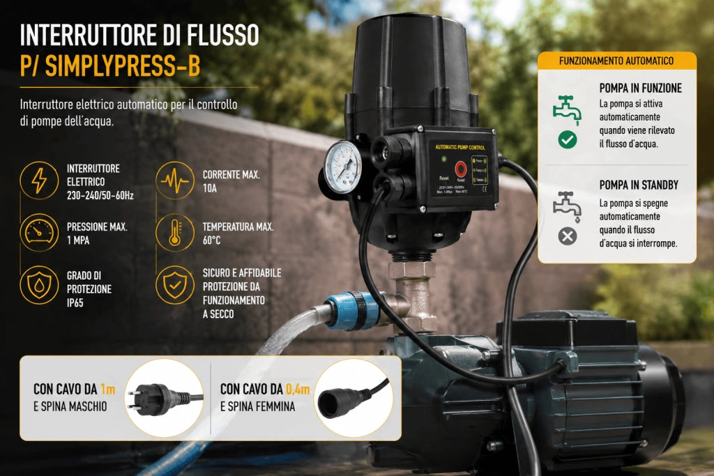 INTERRUTTORE DI FLUSSO PER SIMPLYPRESS-B