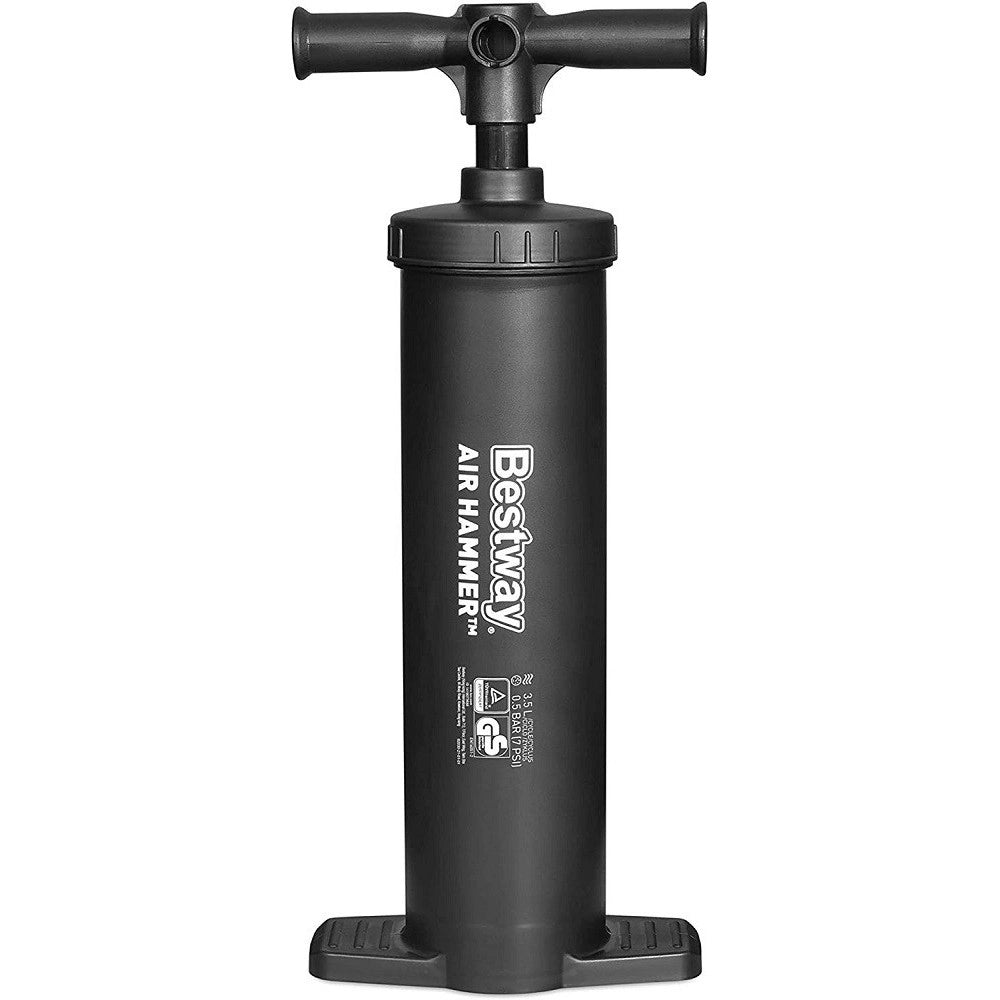 Trade Shop - Pompa Manuale Air Hammer Multifunzione Gonfia/sgonfia Volume 3.500 Cc 48cm 62030 -