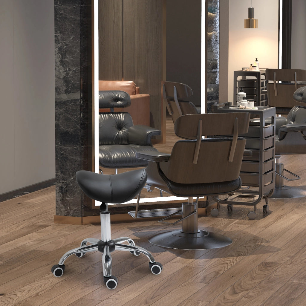 Sgabello da lavoro regolabile in altezza ¨C Minimal ¨C Nero, 49-61 cm