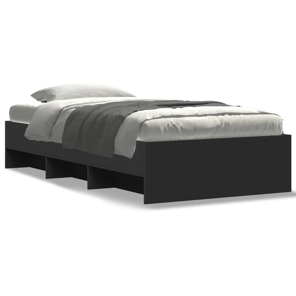 Giroletto Nero 90x200 cm in Legno Multistrato 3295675