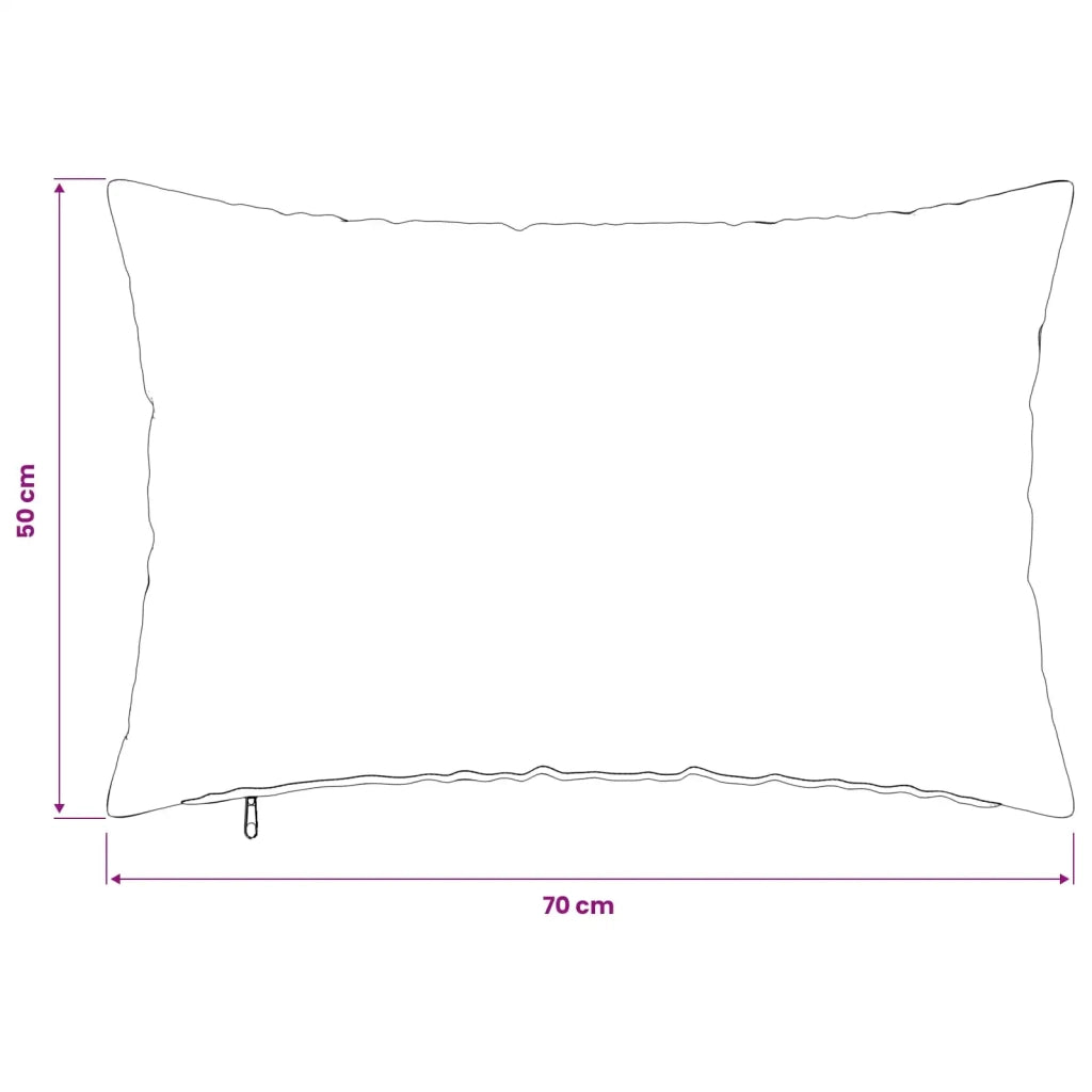 Federa 2 pcs HEERLEN Crema 50 x 70 cm Bouclé 911339