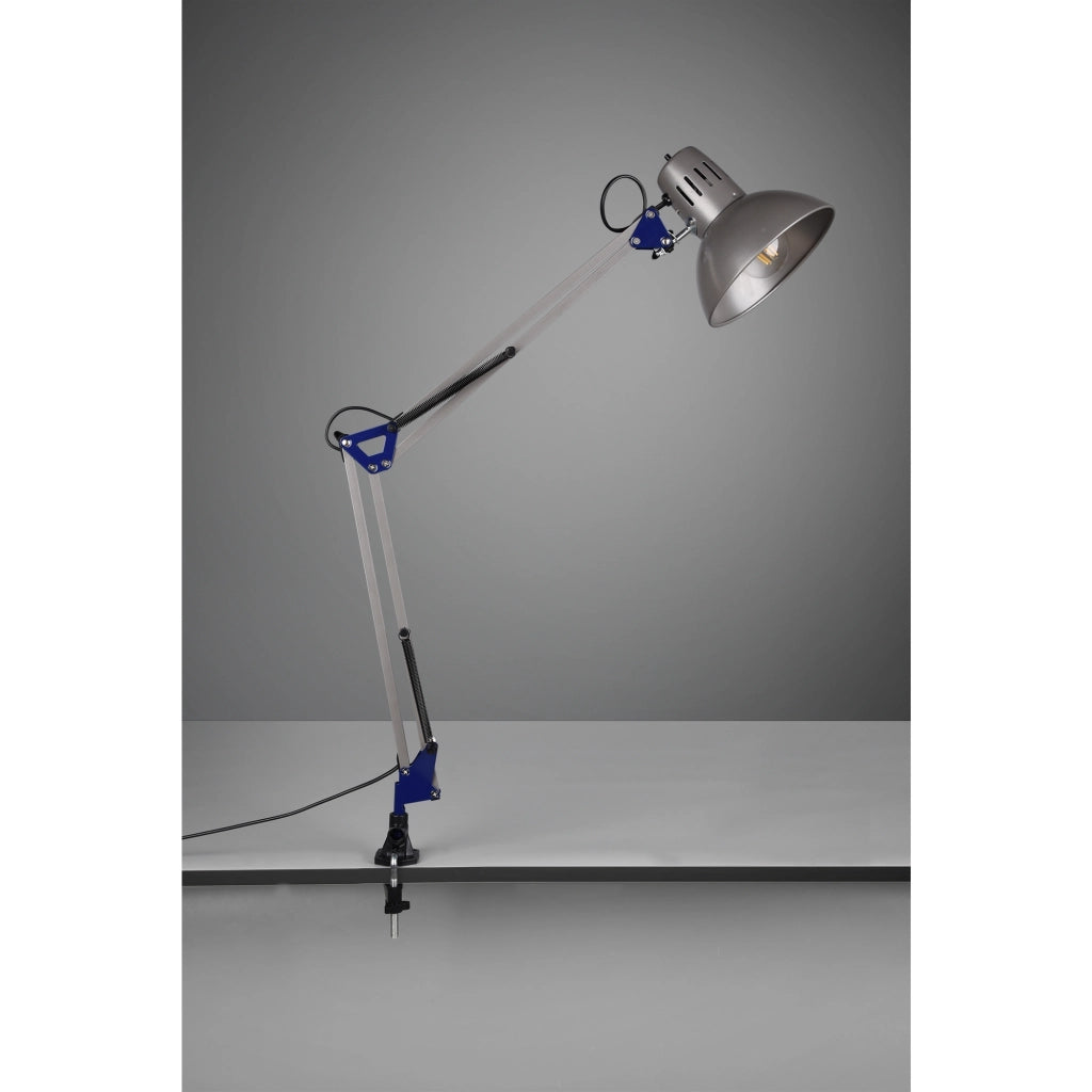 LAMPADA DA TAVOLO TAJO E27 H58CM GRIGIA