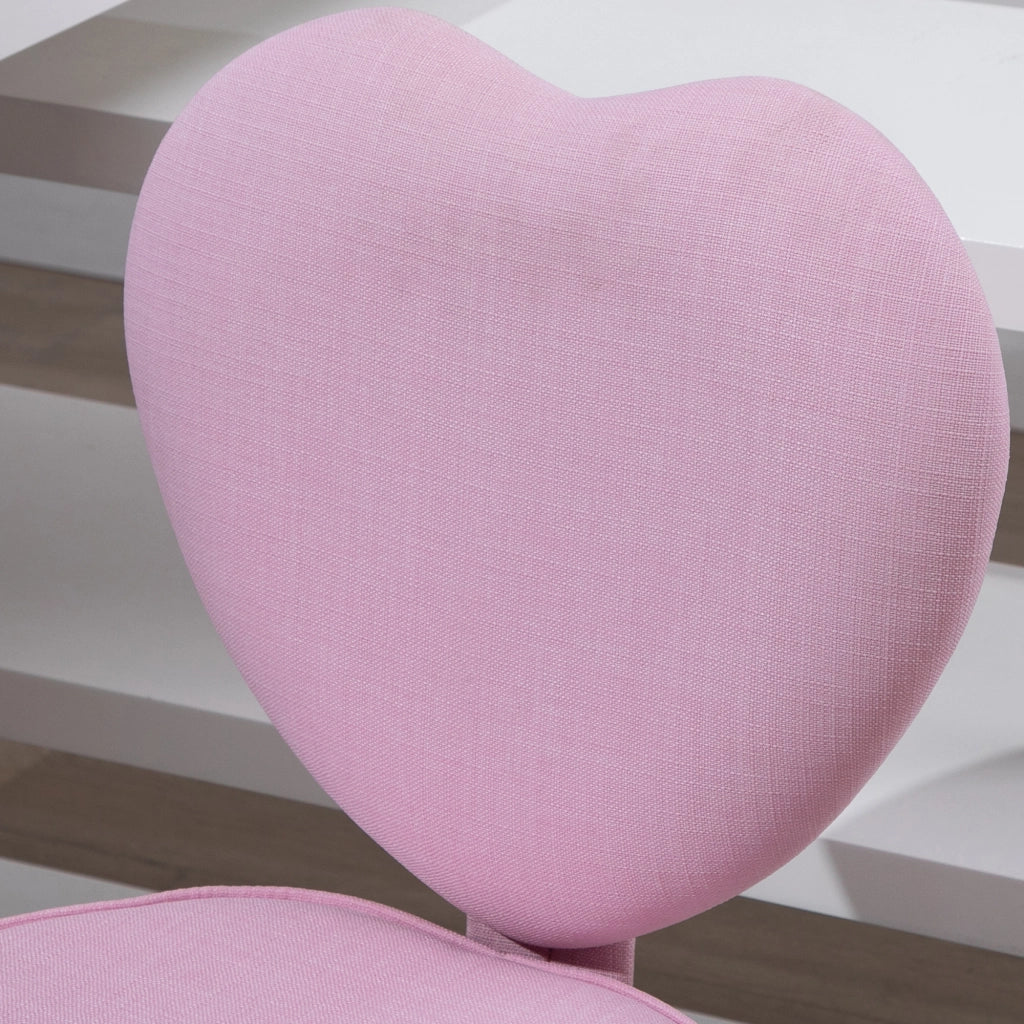 Sedia girevole ¨C Minimal ¨C rosa, 42x50x79-89 cm