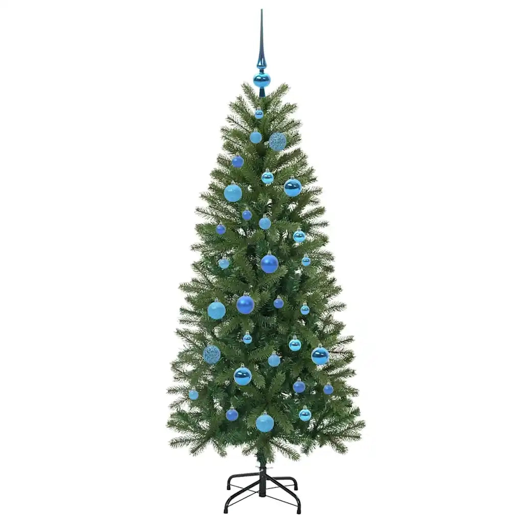 Albero di Natale artificiale con 150 LED Verde 150 cm PE e PVC 3397348