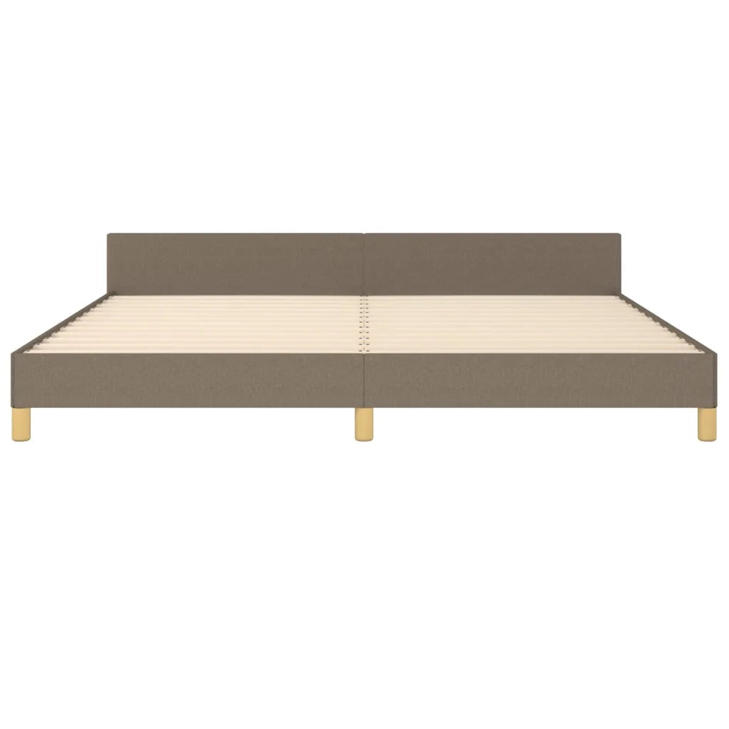 Giroletto senza Materasso Tortora 200x200 cm in Tessuto 3124923