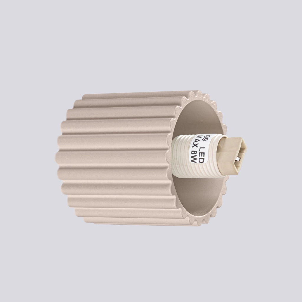 Lampada da parete HALO tortora IP44