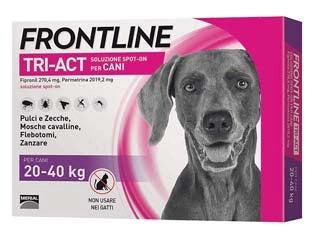 FRONTLINE TRIACT SPOTON PER CANI L  in confezione da 6 pipette    FRONTLINE