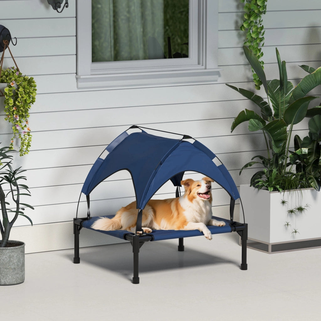 Cuccia per Cane con Tetto ¨C Minimal ¨C Blu Scuro 76x61x69.5 cm