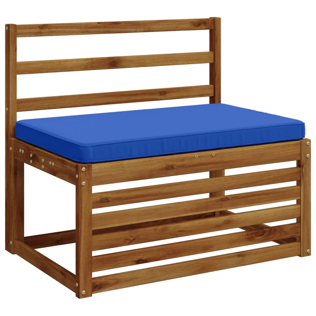 Cuscino per Panchina a 1 Pezzo VUGHT 100% Poliestere Blu Reale 951664