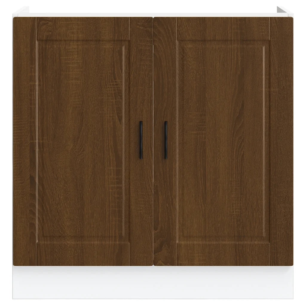 Mobile base lavello Porto Rovere Marrone 80x46x81,5 cm 853934