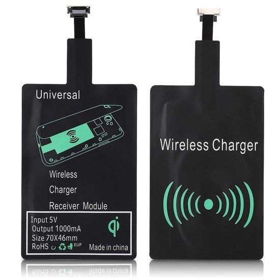Caricatore wireless - Micro USB e Type C - Adatto per ricarica rapida - Adatto per smartphone - Ricarica wireless - Ideale per uso domestico e...