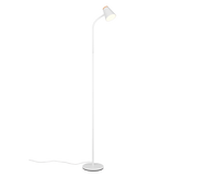 Piantana LED, plastica, bianco, H 145 cm, Pongo
