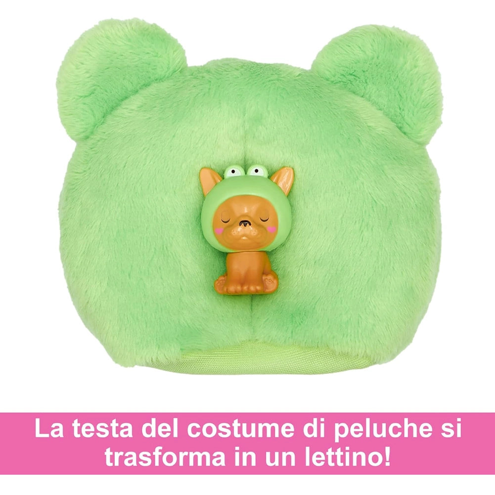 Barbie Cutie Reveal Bambola con Costume di Peluche da Cagnolino-Rana Idea Regalo