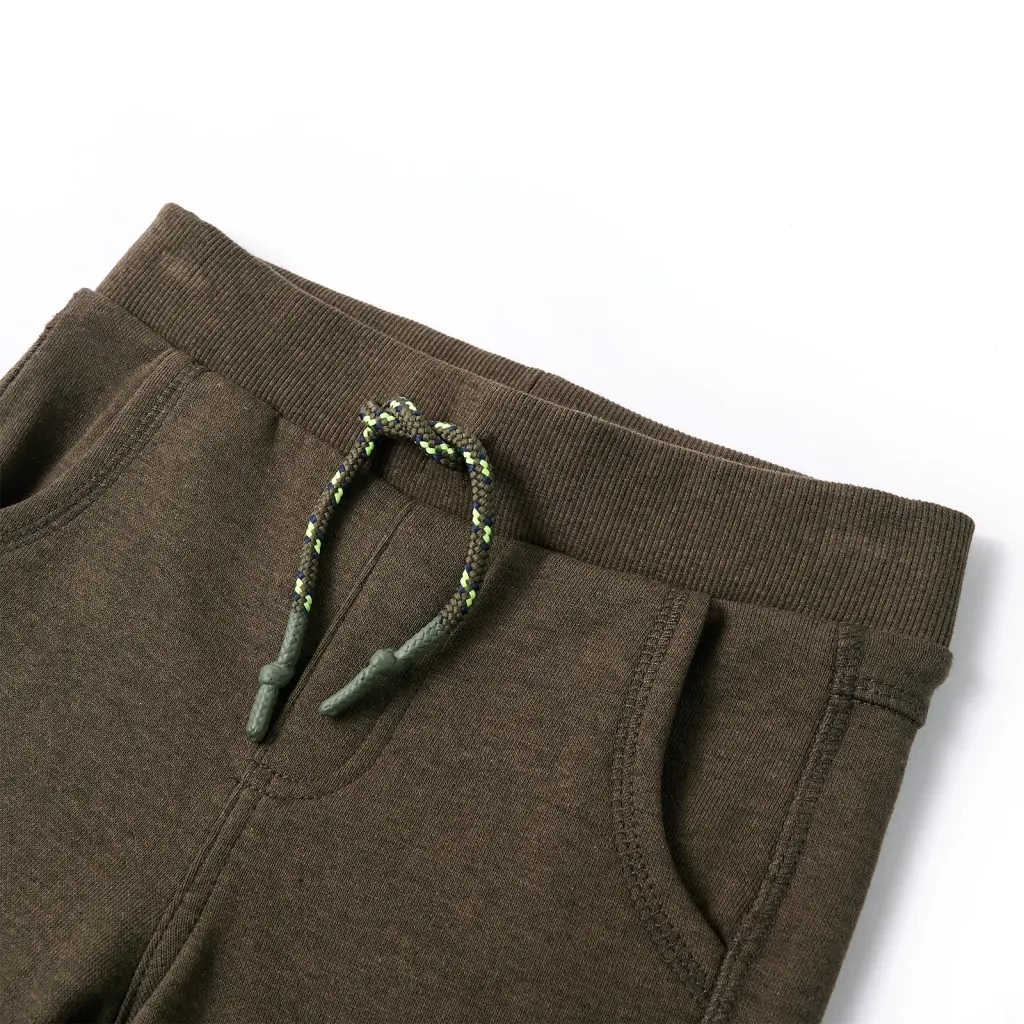 Pantaloni Tuta per Bambini Cachi Mélange 104 12745