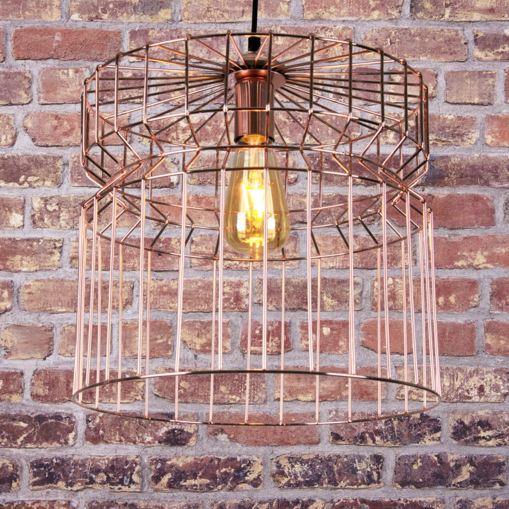 Lampada a sospensione Polux Lagos oro metallo E27 316387