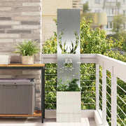 Schermo per privacy in giardino Argento 32 x 32 x 150 cm 876418