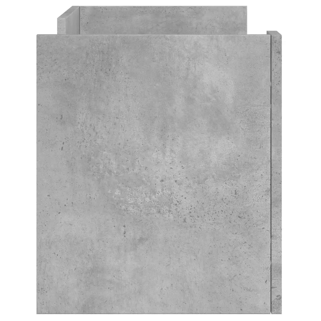 Mobile per TV-Credenza TV-Console TV Grigio Cemento 80x35x40 cm Legno Multistrato
